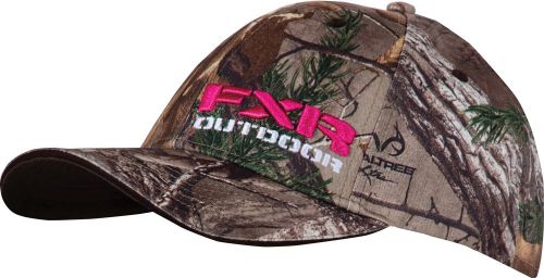 Fxr outdoor womens fitted hat realtree/camo/pink os