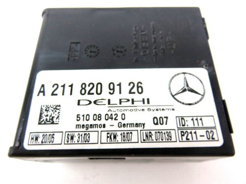 1995-2011 mercedes benz anti burglar tow away protection alarm module