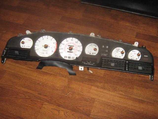 86-88 toyota supra speedometer cluster 160 mph whiteface with vents