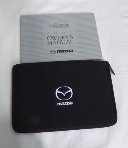 2001 mazda millenia owner&#039;s manual with case