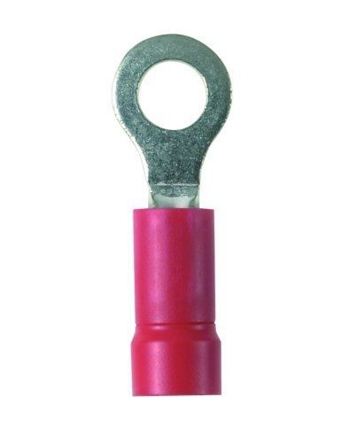 Panduit pv18-56r-cy ring terminal, vinyl insulated, funnel entry, 22 - 18 awg