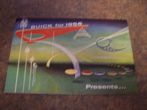 Vintage 1956 buick dealers sales brochure