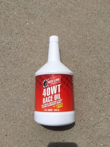 Case redline 40 wt. redline racing oil