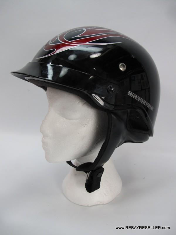 Hjc cs-cruiser whip cruiser xs extra small motorcycle scooter helmet flames vgc