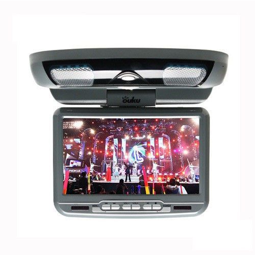 9inch overhead drop flip down in car cd dvd mp3 player +games handle+remote ctrl