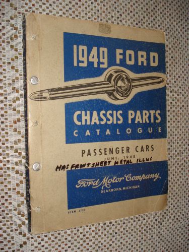 1949 ford car parts catalog original fomoco book rare parts number&#039;s book