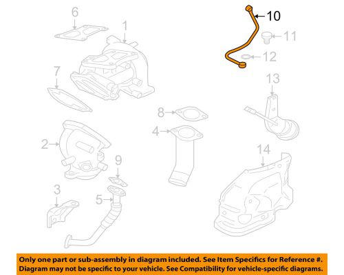 Mitsubishi oem 03-05 lancer turbo charger-oil line mr266706