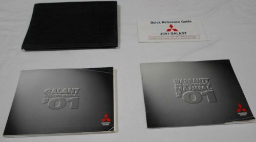 2001 mitsubishi galant owner&#039;s manual 4/pc.set &amp; black mitsubishi factory case