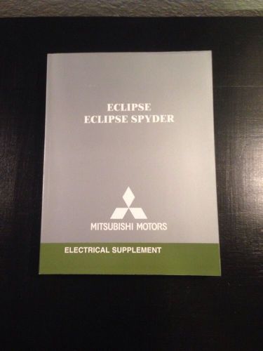 2005 mitsubishi eclipse eclipse spyder electrical supplement service shop manual