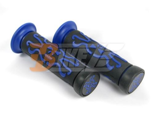 Universal hand grips for 22mm handlebar 600 1000 r125 fazer fz1 fz6 fz8 blue