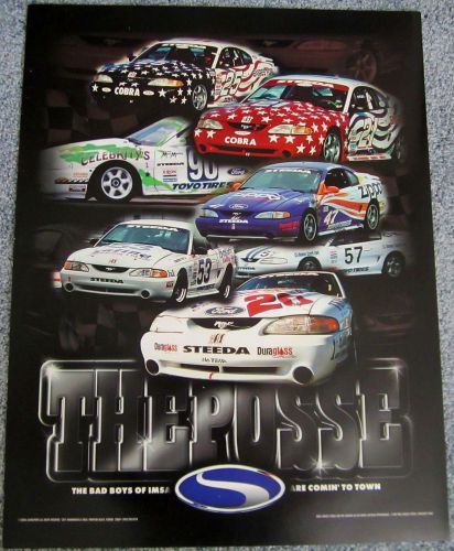 Mustang+ steeda + cobra &#034;the posse&#034;  poster 20&#034;x26&#034; seven pictures