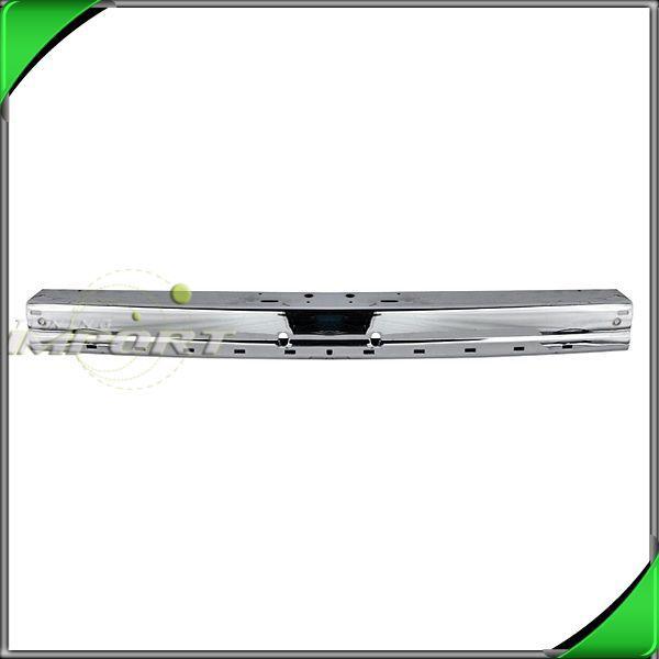 84-85 ford tempo mercury topez steel chrome front bumper impact face bar w holes