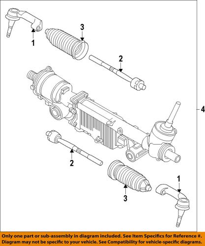 Ford oem steering gear-inner tie rod fl3z3280a