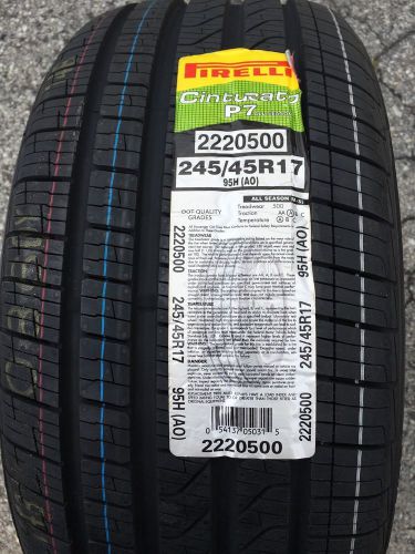 245/45/r17 pirelli cinturato p7 all season tires (set of 4)