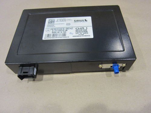 Mercedes benz r-class serius satellite radio reciever module.# 2118706790