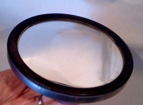 Vintage round convex chrome/rubber car/truck side mirror-do not know what model