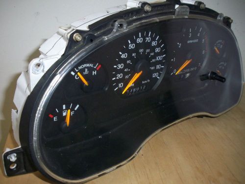 96-98 ford mustang v6 120mph instrument dash gauge cluster sn95 oem