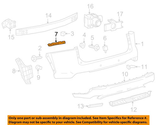 Lexus toyota oem 2015 nx200t rear bumper-side support left 5215678010