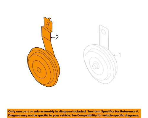 Nissan oem 00-01 sentra anti-theft-horn 25605f470a