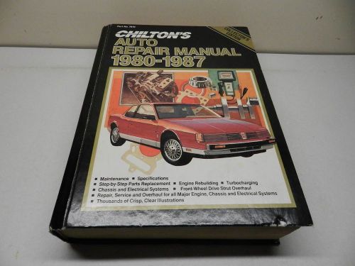 Chilton&#039;s collectors edition auto repair manual 1980-1987 - part # 7670