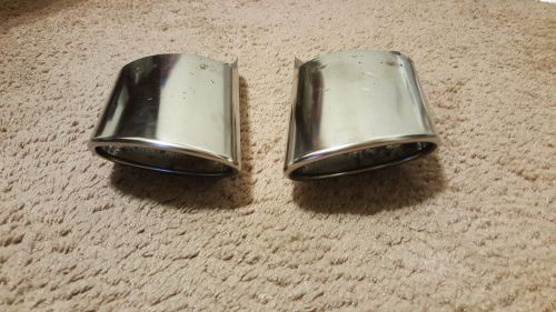 08-11 w204 mercedes c-class c250 c300 c350 exhaust tip pair left right lh rh oem