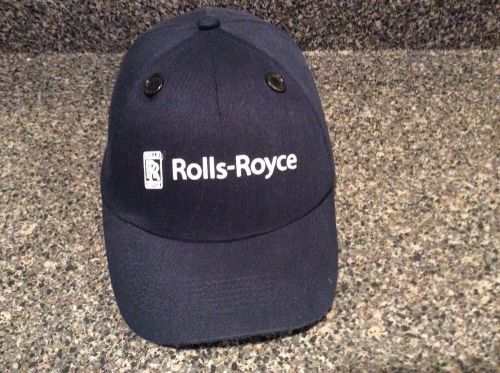 Rolls-royce blue base ball cap hat with helmet guard bump guard 4 hole