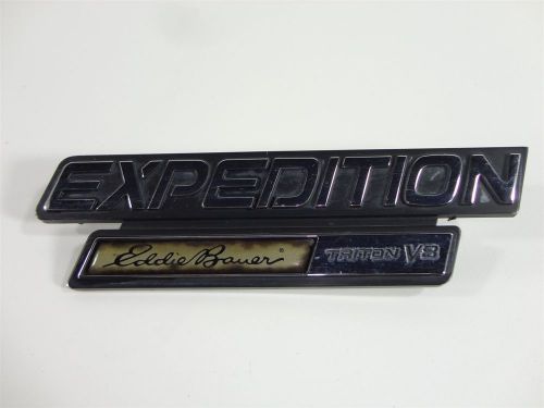 00 expedition front fender emblem logo decal name badge left/right