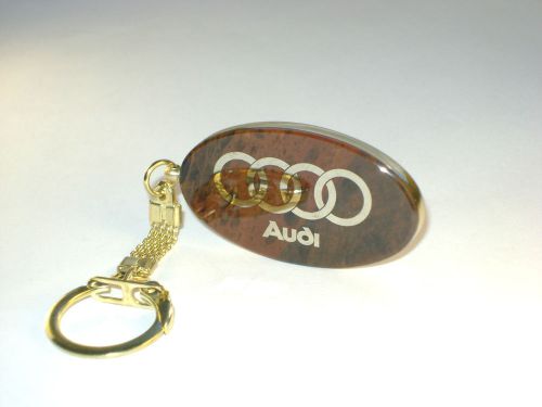 Audi new surprise nice awsome key ring key chain key fob made of volcanic lava