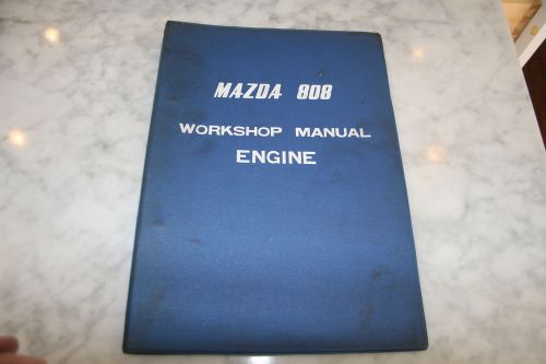 1973 mazda 808 factory engine work shop repair manual rx-3 rx-7 rx-8