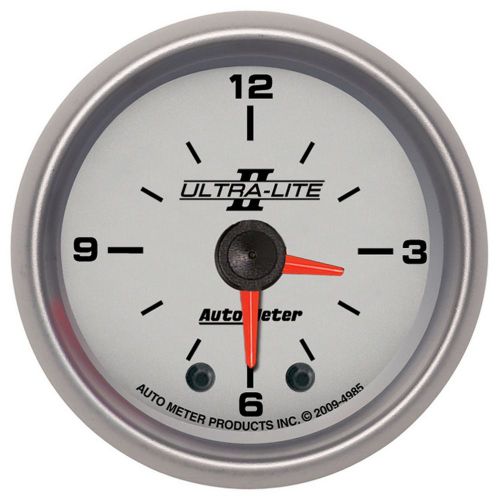 Auto meter 4985 ultra-lite ii; clock