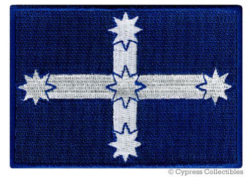 Australian biker patch - embroidered eureka flag - iron-on australia democracy