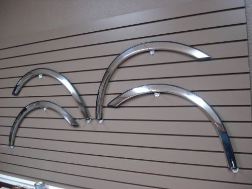 2000-2007 chevy monte carlo chrome 2&#034; wide wheel opening moldings fender trim