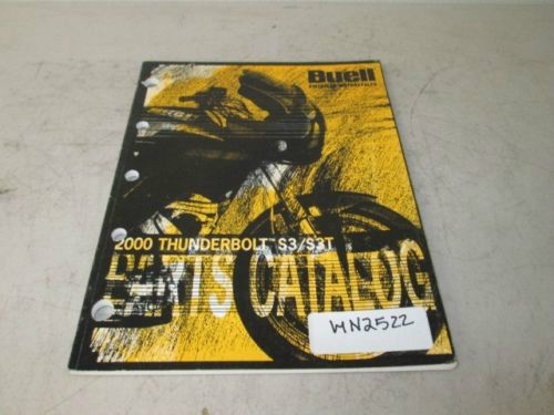 2000 buell thunderbolt s3/s3t parts catalog p/n 99570-00y