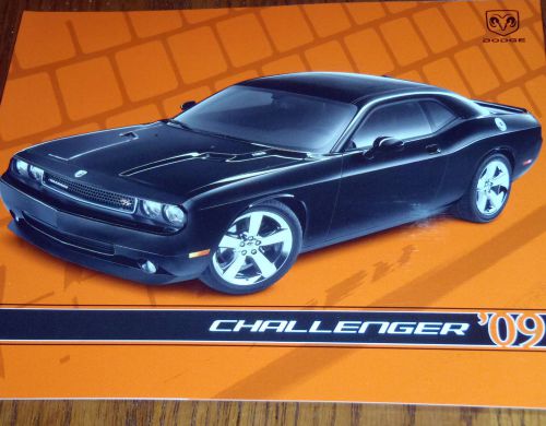 = 2009 dodge challenger = rare canadian issue = 2009 sales brochure = fold-out =