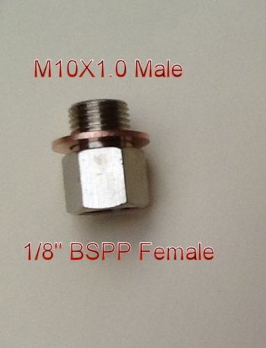 Metric adapter / oil pressure 1/8&#034; bspp female to m10 x 1 male p-6k