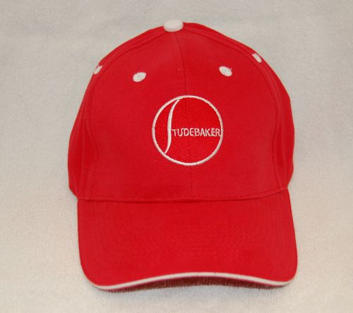 New!!!!  studebaker red ball hat (red &amp; white)