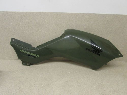 04 05 06 honda trx350 350 rancher es right rh side cover adventure green