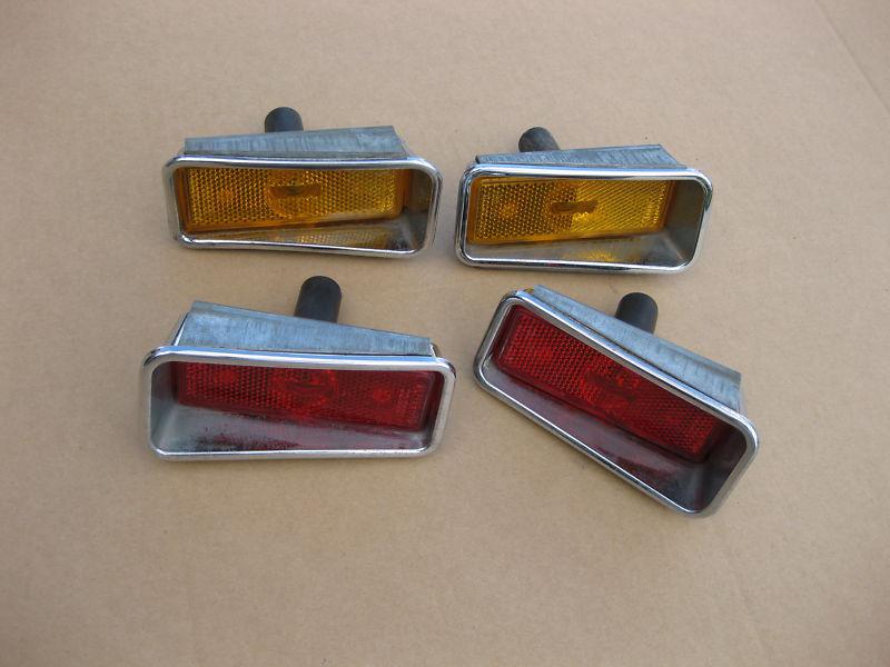 1970 - 78  fiat 124  spider  rear + front  marker  lights