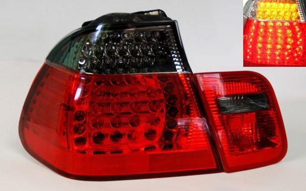 Red smoke led tail lights fits bmw e46 3 series 4dr 02-05