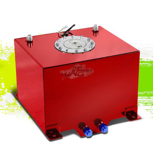 8 gallon/30.5l lightweight red aluminum gas fuel cell tank+sender 15x12.5x10&#034;