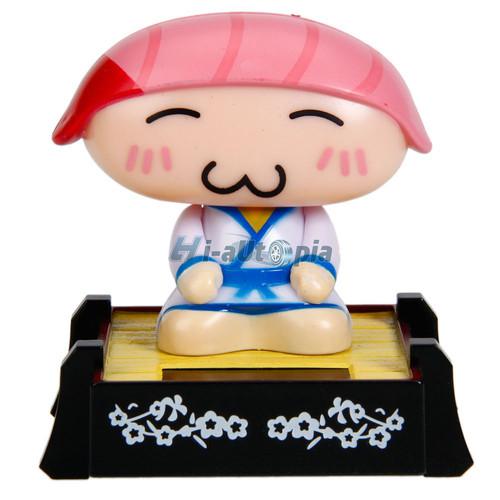 New special taro sushi auto car solar dashboard swing doll decor