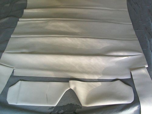 Fiat 124 coupe beige head liner + sun visor skins fits all years &#034;new&#034;