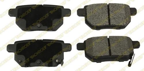 Monroe fx1354 brake pad or shoe, rear-monroe prosolution semi-metallic brake pad