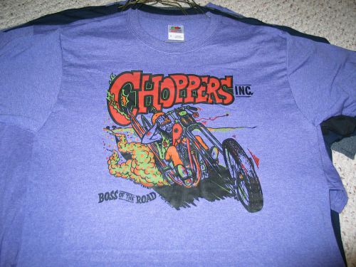 Vintage 1970&#039;s rat&#039;s hole choppers inc motorcycle bike t shirt l or xl