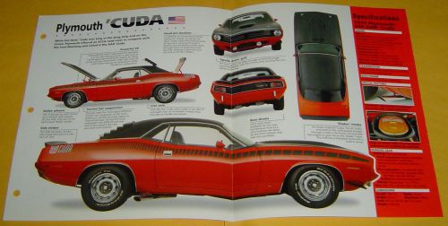 1970 plymouth barracuda aar cuda 340 ci 290 hp 3/2 barrel carbs info/specs/photo