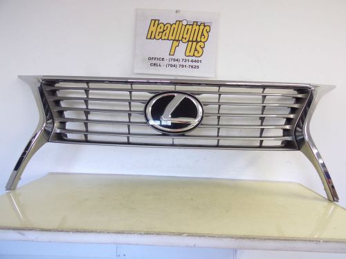 2013 2014 2015 lexus rx350 bumper mounted upper grille w/ emblem  oem 90