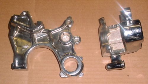 Chrome brake caliper &amp; mount for motorcycle bike unknown what it fits honda?