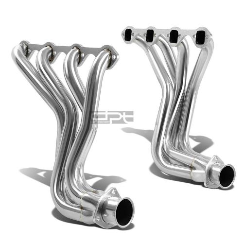 For ford street rod small block 289-302-351 chrome exhaust racing header+o2 bung