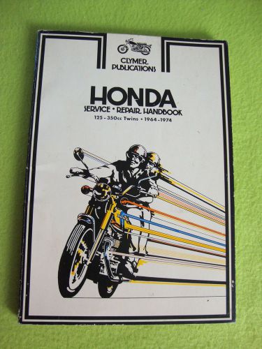 Honda cb350 cl350 sl350 cb175 cl175 sl175 ca175 cl160 ss125 cl125 manual 1964-74