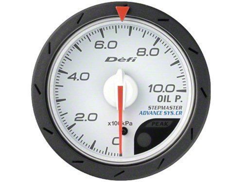 Defi df08101 advance cr gauge white face 52mm oil pressure